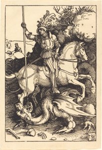 San Jorge Matando al Dragón de Albrecht Dürer